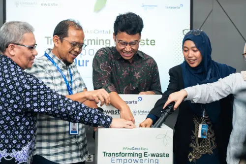 Tertinggi di Asia Tenggara, Indonesia Darurat Sampah Elektronik 1,9 Juta Ton, Lintasarta dan EwasteRJ Dorong Ekonomi Sirkular