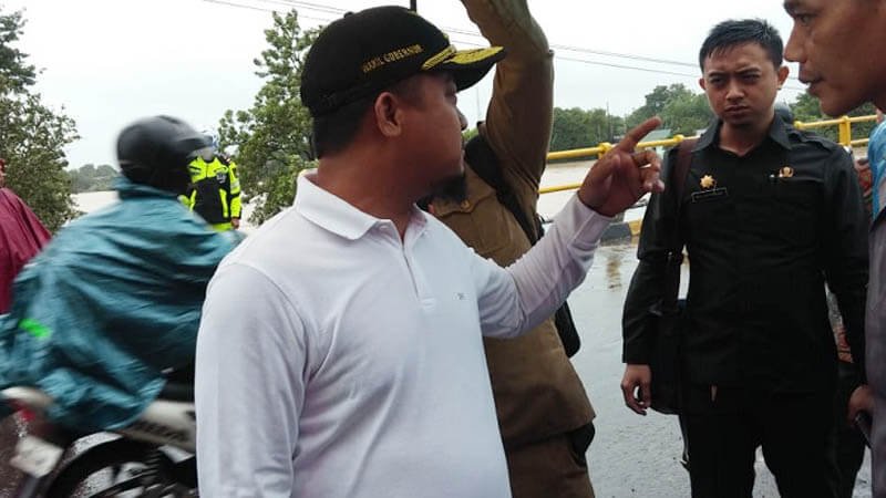 Kondisi Jembatan Kembar Sungguminasa Kabupaten Gowa
