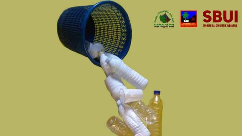 Dengan Seni, KPS NTB Gugah Kesadaran Kita akan Bahaya Sampah