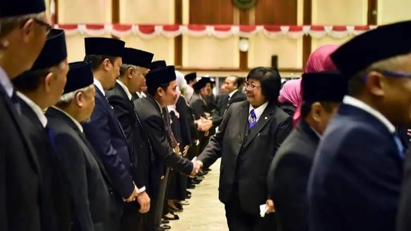 Lantik Pejabat Baru, Menteri LHK Minta Atensi Khusus Antispasi Bencana Hidrometeorologi
