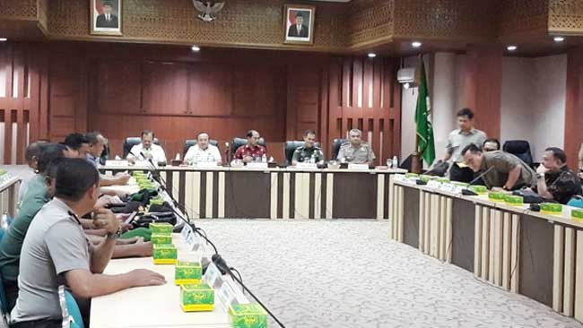 Rakor Pengendalian Karhutla di Aceh Rekomendasikan Penetapan Status Siaga Lebih Dini