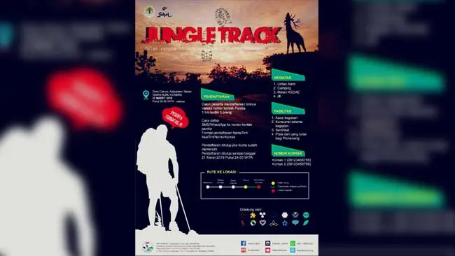 BBKSDA Selenggarakan <em>Jungle Track</em> di Hari Bakti Rimbawan 2019