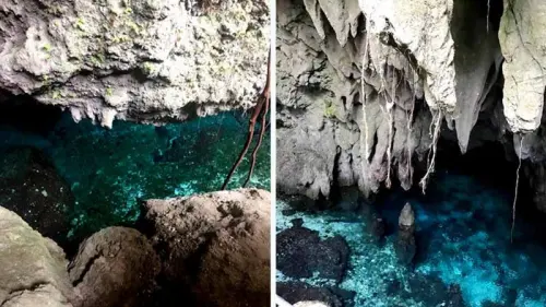 Goa Hawang dan Lelaki yang Mematung Memegang Tombak di Maluku
