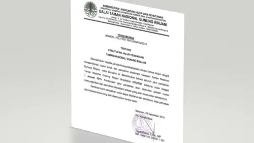 Gunung Rinjani Dibuka Lagi Awal April 2019, Pendaki Wajib Mematuhi Ketentuan Baru Ini!