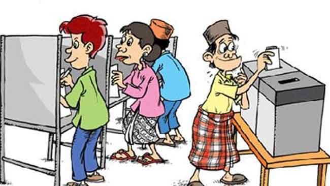 Inspiratif, di Tempat Ini Pemilih Diberi Tas Belanja Ramah Lingkungan Usai Mencoblos