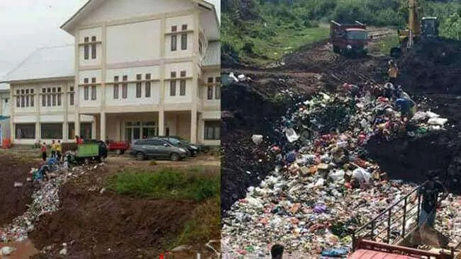 Gadis  Jadi Kuburan  Sampah di Toraja Utara