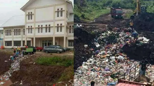 Gadis  Jadi Kuburan  Sampah di Toraja Utara