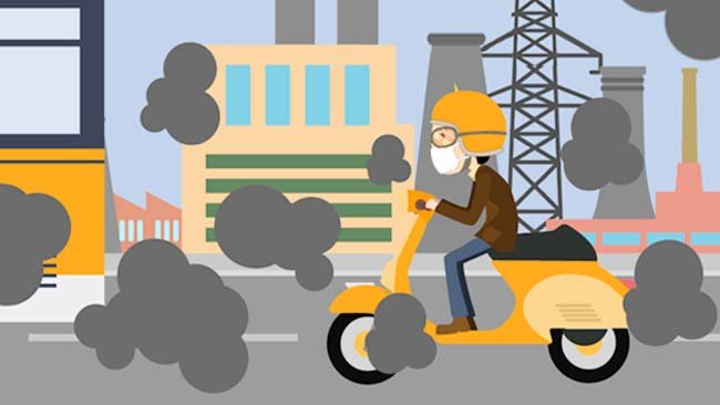 Ngeri! Begini Bahaya Naik Motor Tanpa Masker