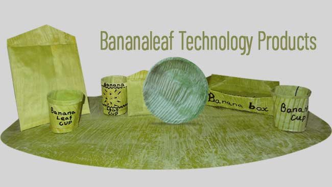 Pengganti Plastik, Piring dan Gelas Ini Dibuat dari Daun Pisang