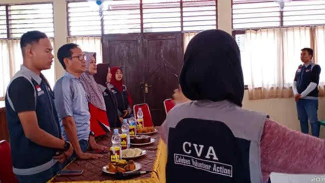 Sikapi Sampah Plastik, CVA Adakan Bina Desa di Sidrap