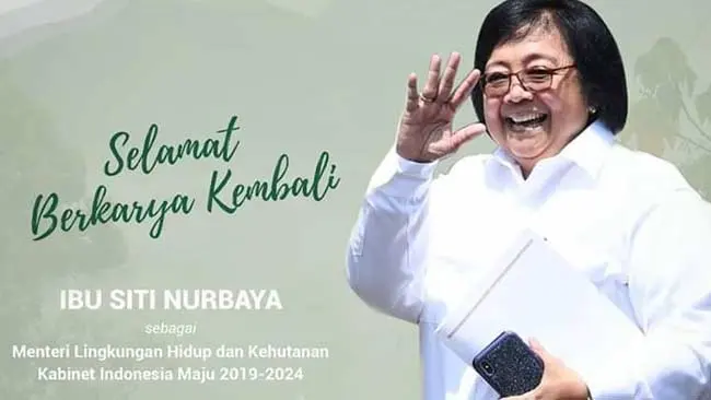 Selamat Datang Kembali Menteri Siti, Ini Prestasinya Selama Menjabat!