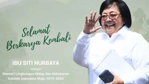 Selamat Datang Kembali Menteri Siti, Ini Prestasinya Selama Menjabat!