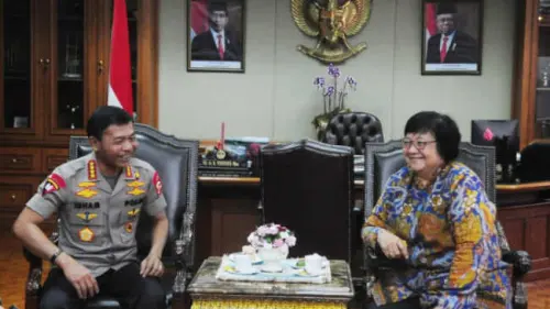 KLHK dan Polri Sepakat Tingkatkan Sinergi Penanganan Masalah LHK