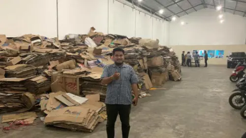 Manfaatkan Potensi Limbah Kardus, PT MPL Beroperasi