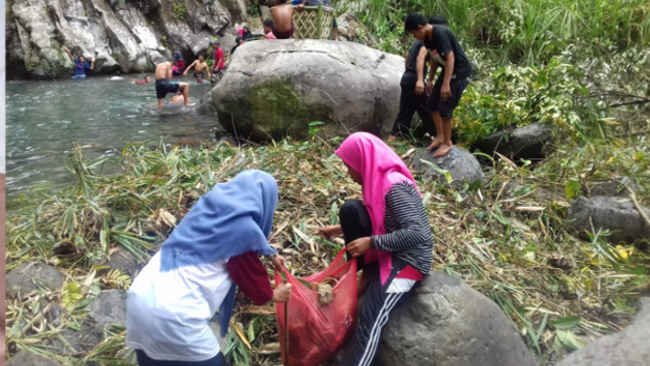 Aksi Spontan KP2K Jauhkan Permandian Bravo 45 dari Sampah