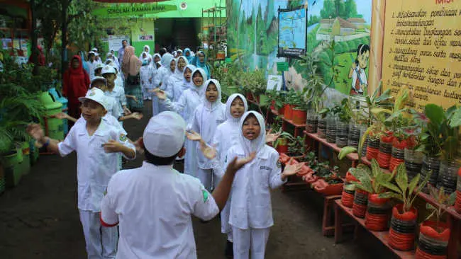 SD Kompleks Borong Optimis Mewujud jadi Sekolah Ramah Anak