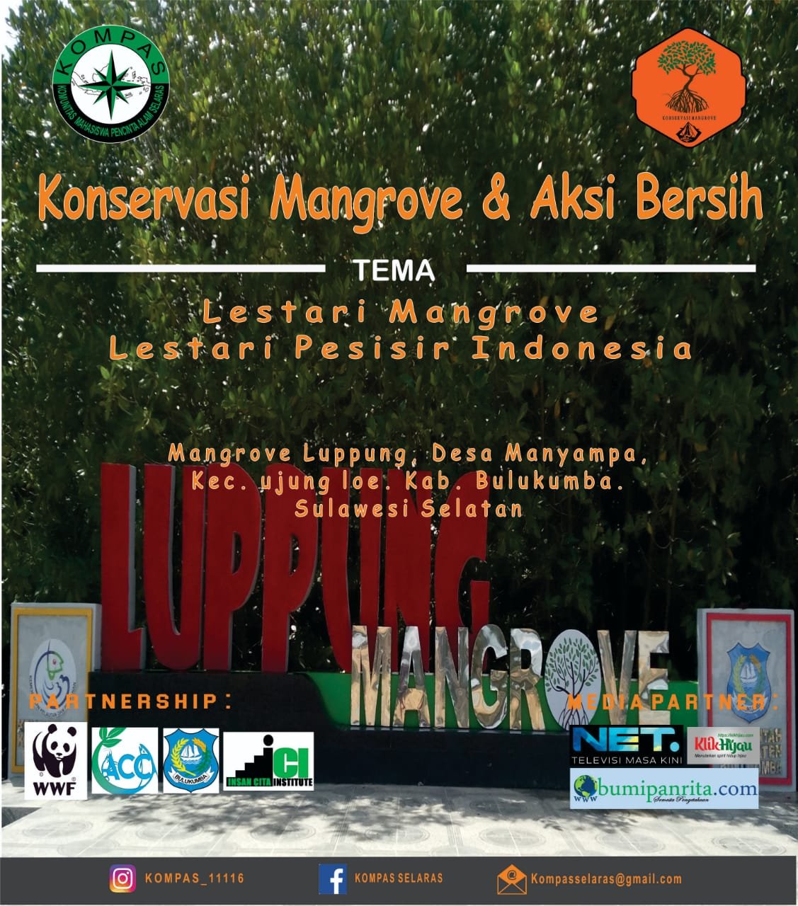 KOMPAS dan WWF akan Gelar Konservasi Mangrove di Luppung Manyampa
