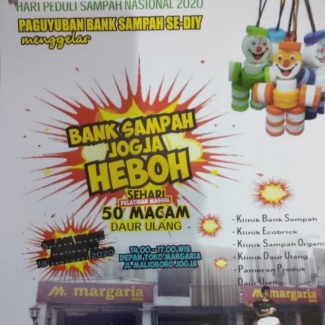Sambut HPSN 2020, Paguyuban Bank Sampah DIY Gelar Pelatihan Daur Ulang Sampah Massal