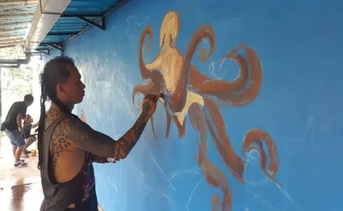 Puluhan Seniman Ikut Lomba Mural Semarakkan Aksi Peduli Lingkungan