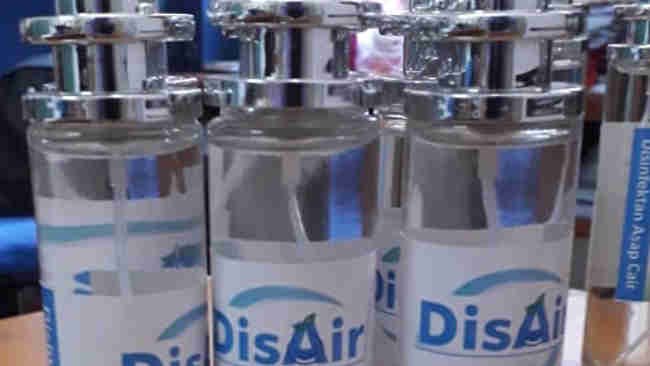 KLHK Produksi Desinfektan dari Cuka Kayu dan Bambu