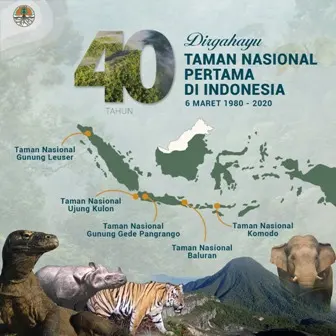 Dirgahayu ke-40 Tahun, Inilah 5 Taman Nasional Tertua di Indonesia