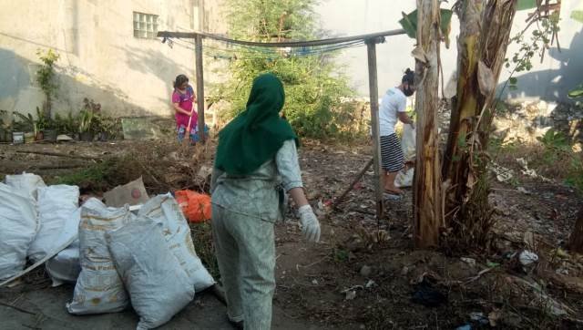 Gotong Royong Bersih Lingkungan, Cara Warga Batua Raya 3 Lorong 4 Makassar Sambut WCD 2020
