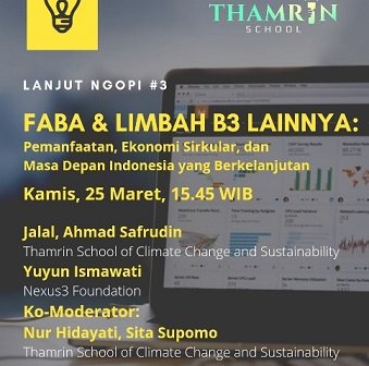 Diskusi Virtual tentang Isu Ekonomi Sirkular di Balik FABA dan Limbah B3 Lainnya