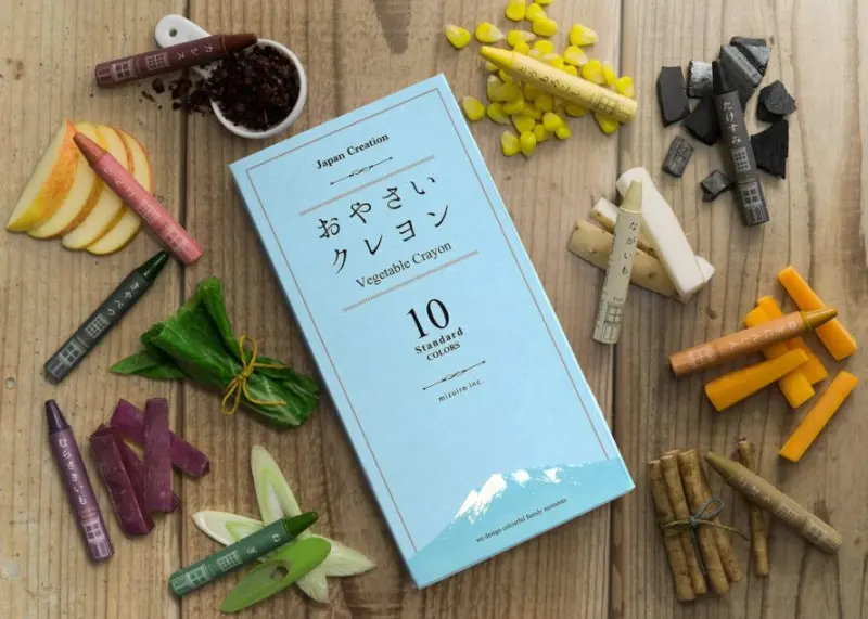 'Oyasai Crayons', Krayon Unik yang Terbuat dari Limbah Makanan
