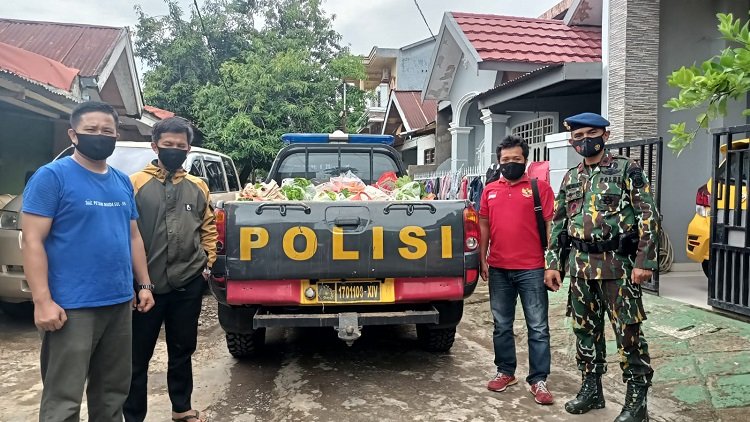 Petani KBA Kanreapia dan Brimob Berbagi Sayur ke Panti Asuhan di Gowa dan Makassar
