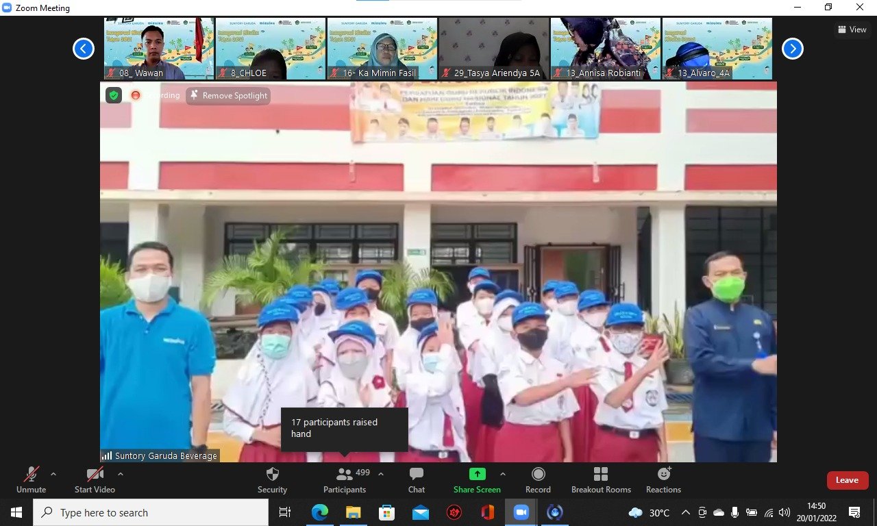 SGB Umumkan Pemenang Kompetisi Inovasi Konservasi Air Antar Sekolah Mizuiku