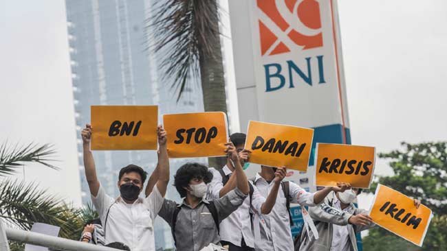 RUPS BNI, Aksi Serentak Anak Muda Desak BNI Stop Danai Batu Bara