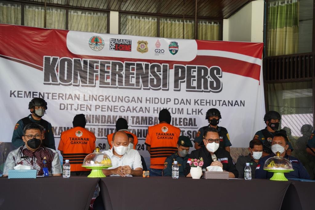 Pelaku Tambang Ilegal di TAHURA Bukit Soeharto Dibekuk Gakkum KLHK