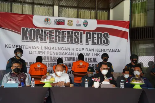 Pelaku Tambang Ilegal di TAHURA Bukit Soeharto Dibekuk Gakkum KLHK