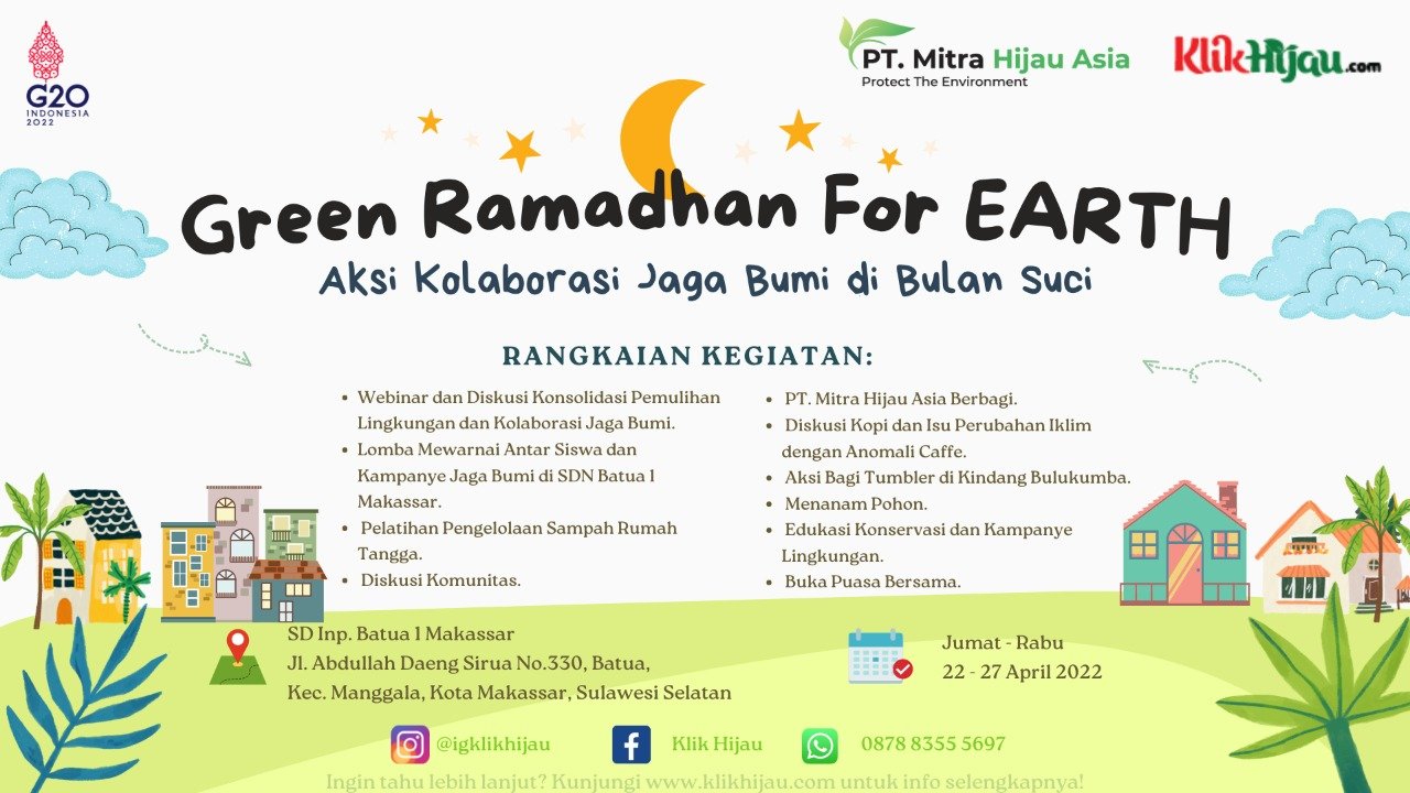 Mitra Hijau Asia dan Klikhijau Rayakan Hari Bumi 2022 dengan Ragam Aksi, Ini Daftarnya!
