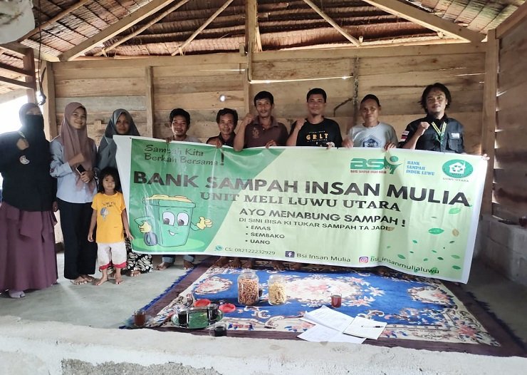 Komitmen Bank Sampah Insan Mulia Unit Meli Lutra Olah Sampah Jadi Berkah