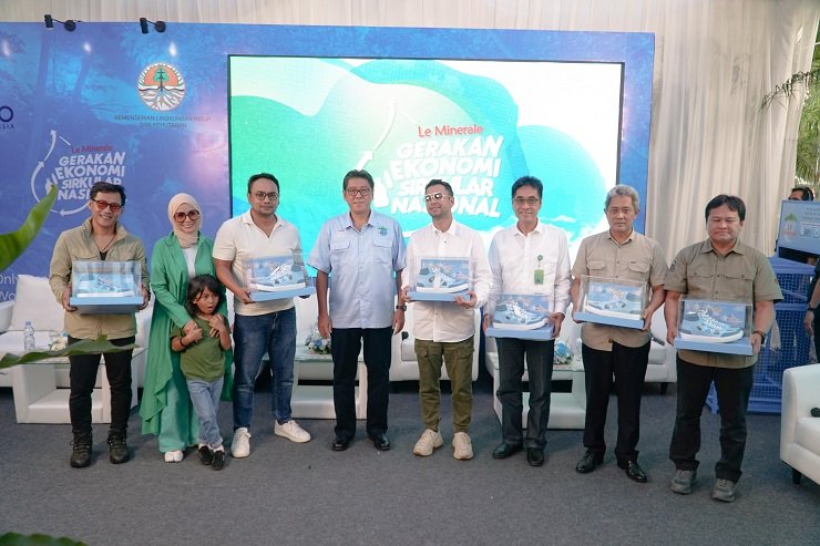 Pemerintah Apresiasi Gerakan Ekonomi Sirkular Nasional Le Minerale