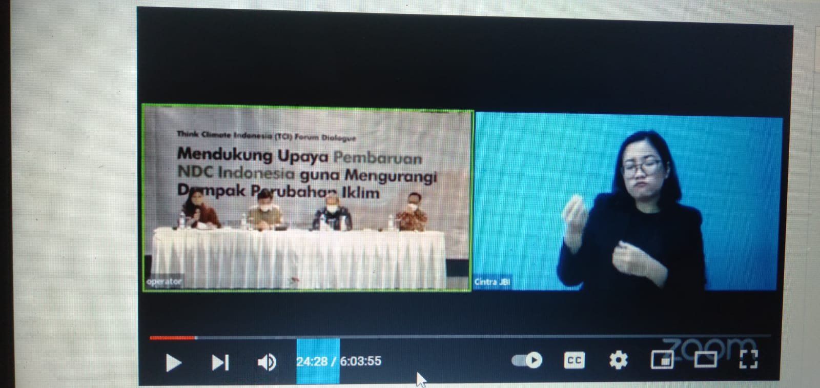 TCI dan Dukungan Akademis dalam Penanggulangan Perubahan Iklim