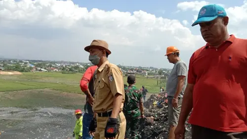 TPA Antang Terbakar, Api Berhasil Dijinakkan
