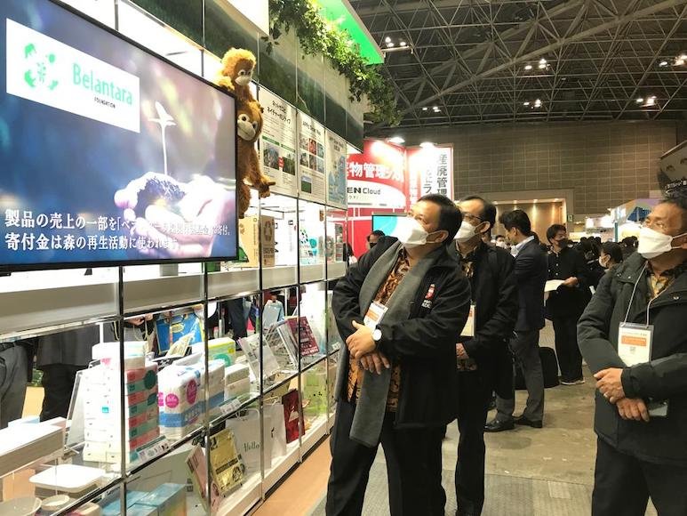 Belantara Foundation Promosi 'Forest Restoration Project', di Pameran EcoPro 2022, Jepang