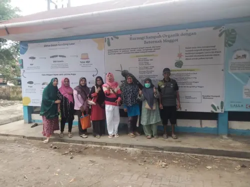 Joss! Kolaborasi Penanganan Sampah di Kelurahan Sambung Jawa Makassar Kian Apik