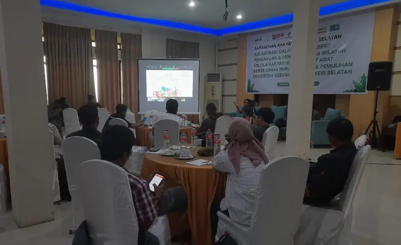 Sarasehan WALHI Sulsel, Serukan Kolaborasi Jaga Ekosistem Esensial