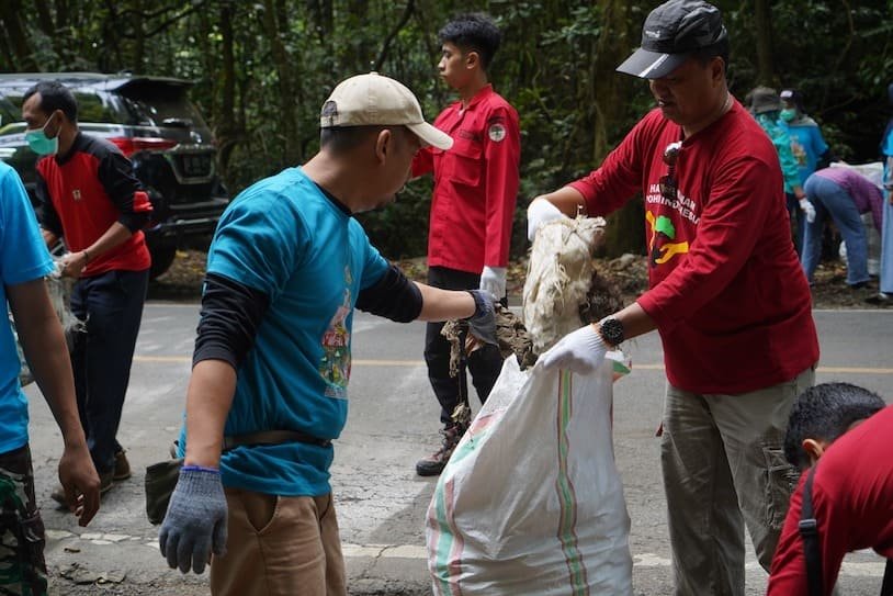 Hutan Bukan Tempat Sampah, Kolaborasi Bersih Sampah di TN Babul