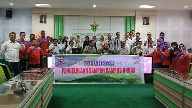 FKM Unhas Siap Jadi Percontohan Pengelolaan Sampah di Unhas