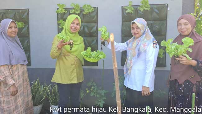 Kolaborasi SD Inpres Bangkala 3 dan KWT Permata Hijau, Perkuat  Karakter dan Wawasan Lingkungan