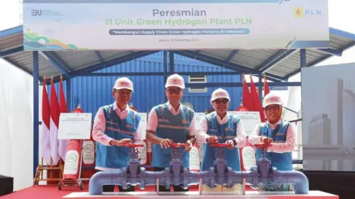PT PLN Jadi Pionir Terbentuknya Rantai Pasok Kebutuhan Hidrogen Hijau