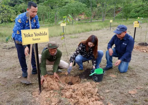 Belantara Foundation Ajak Mitra Sektor Swasta Jepang Tanam Pohon di Tahura Riau