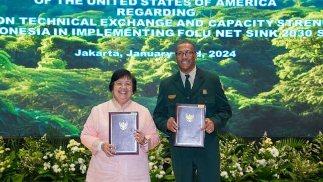 Dukung FOLU Net Sink 2030, KLHK dan USDA Forest Service Jalin Kerjasama