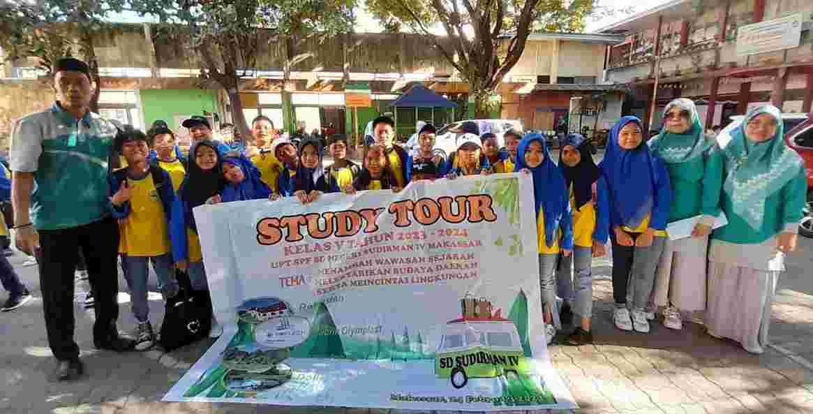 Murid-Murid SDN Sudirman IV Makassar Kunjungi Industri Pengolahan Plastik Daur Ulang