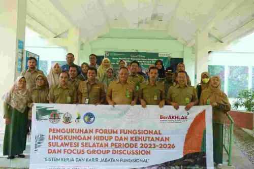 Kukuhkan Pengurus Forsi LHK Sulsel, Panitia Bonuskan FGD Proker dan Karir Jabatan Fungsional