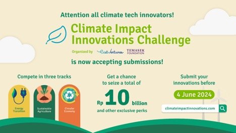East Ventures dan Temasek Foundation Gelar “Climate Impact Innovations Challenge 2024”   